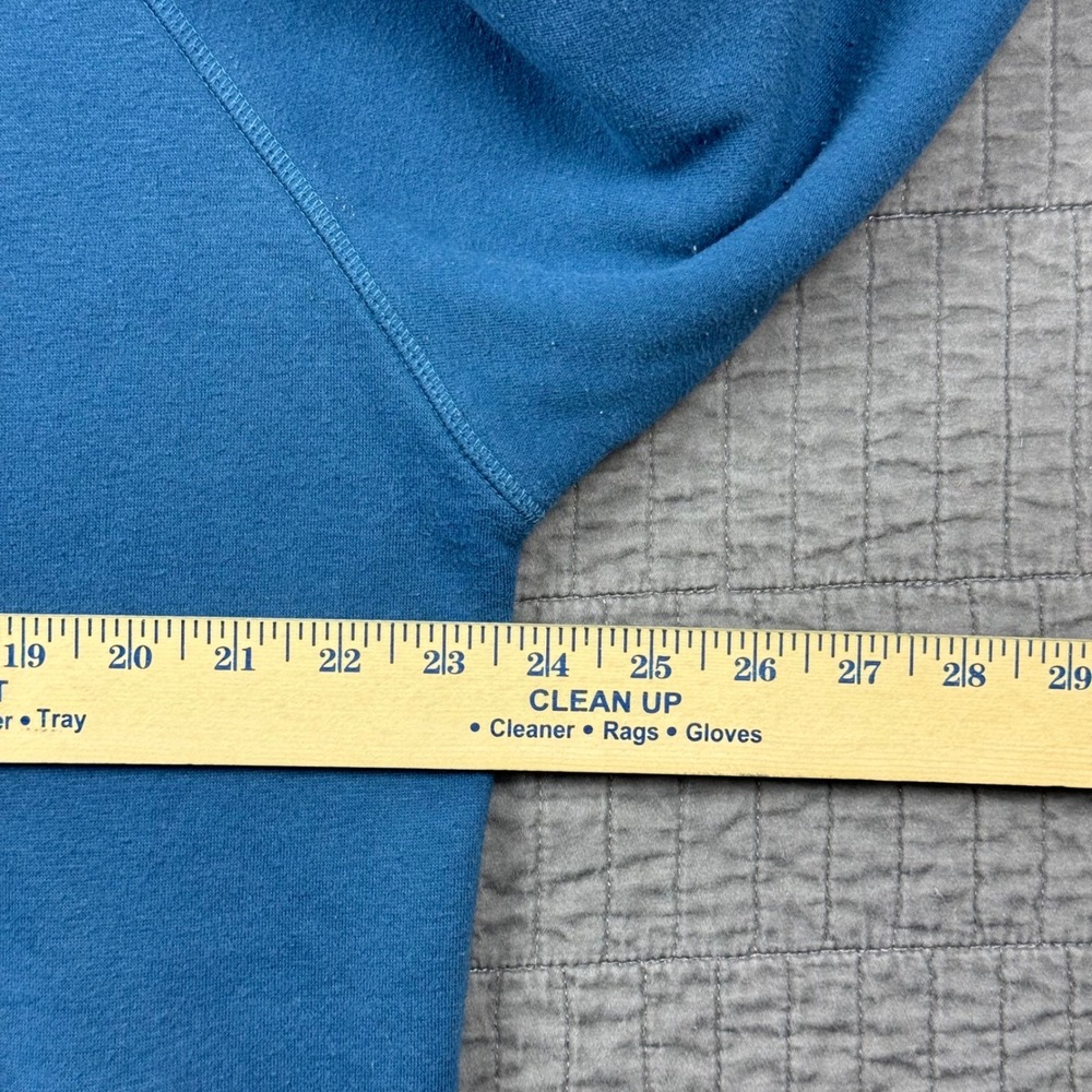 Kimes Ranch Hoodie Women XL Blue Two Scoop Fleece Pullover Sweatshirt Western - Picture 11 of 14